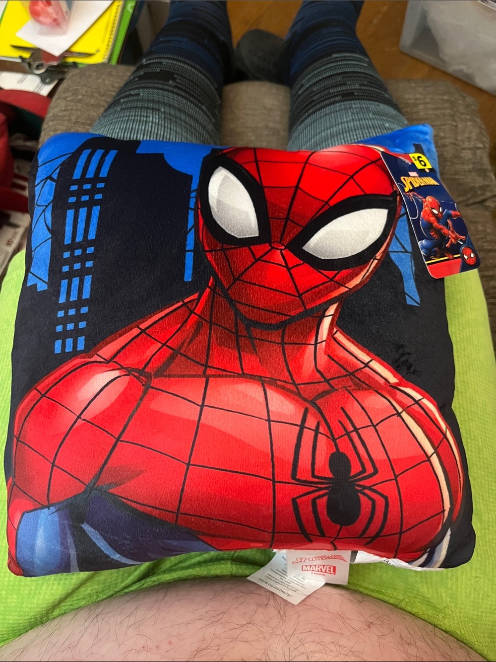 Marvel Spider-Man Red & Blue Character Pillow
